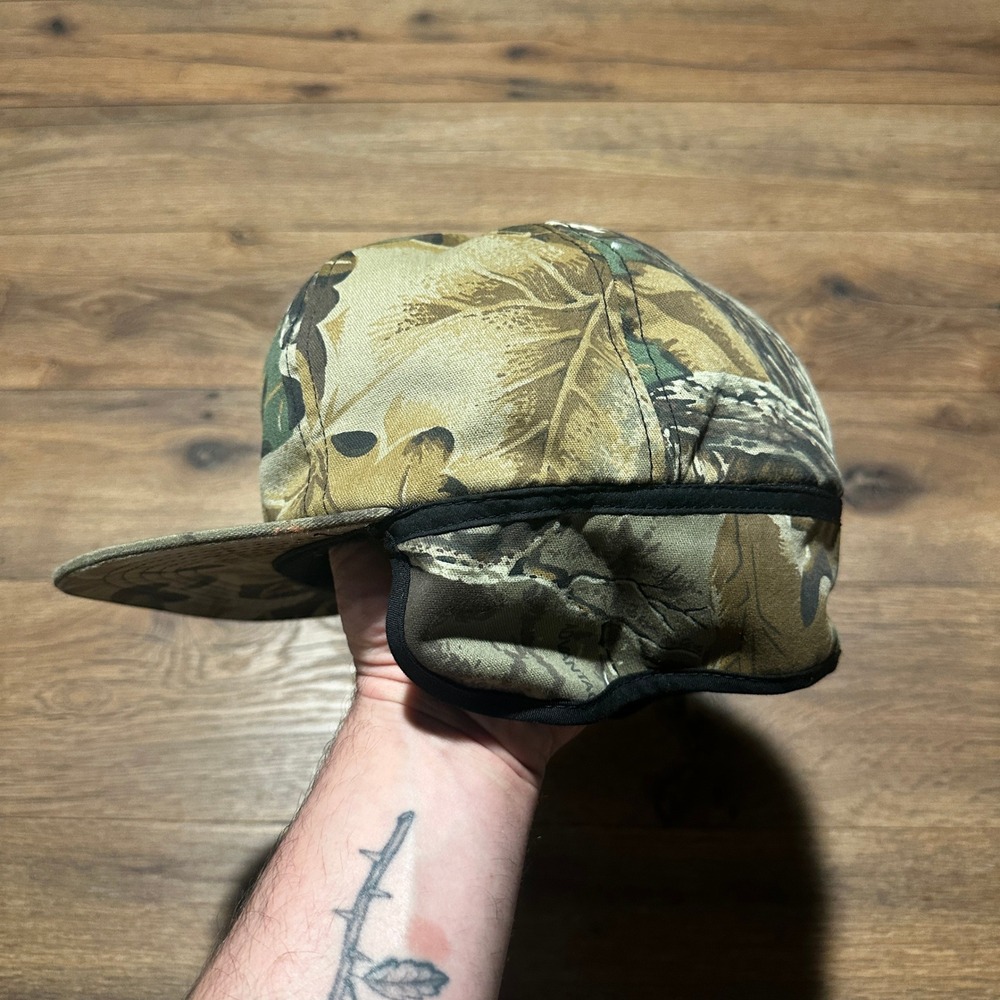 Outdoor Cap Camo Hunting Hat Men L/XL Advantage Camouflage Ear Flap Cap - Picture 4 of 7